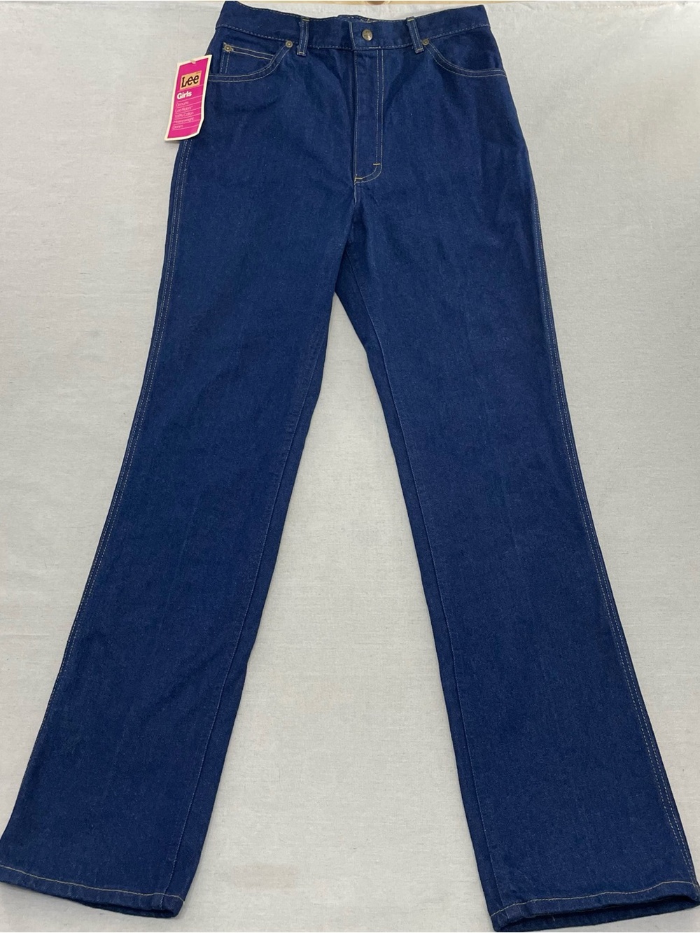 NWT Vintage Lee Rider Jeans Womens Juniors 16 1/2 30W USA Union Made Old Stock
